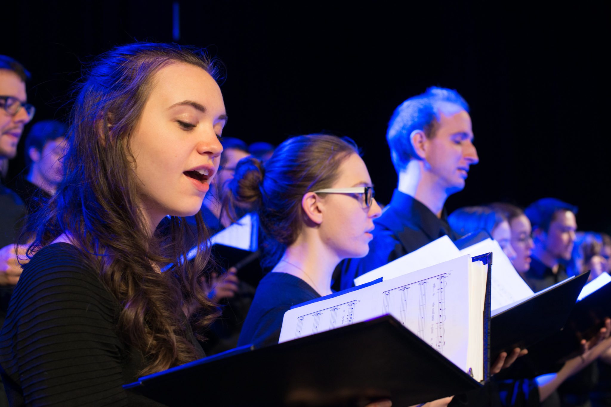 Chamber Singers performing.